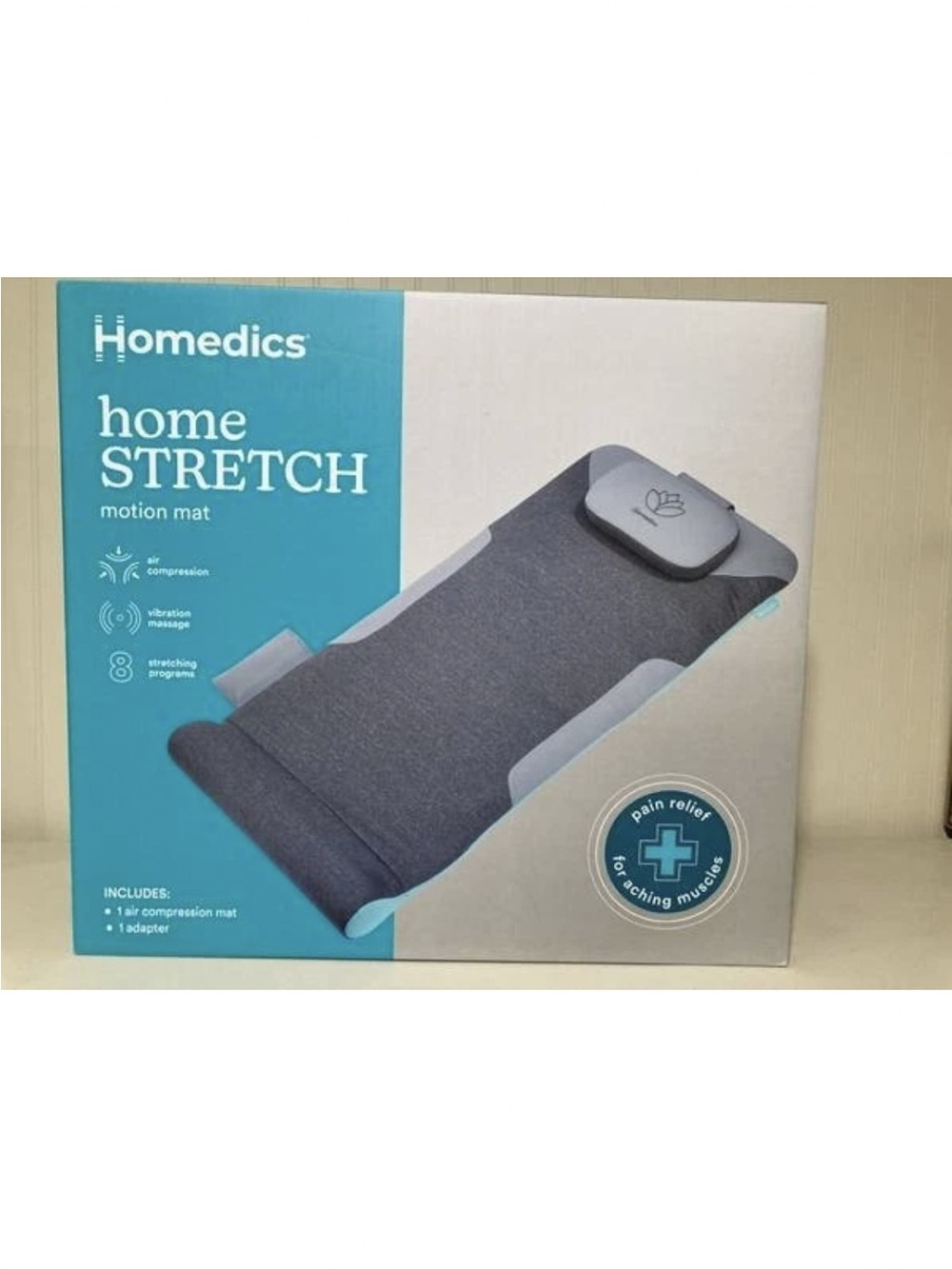 Homedics Home Stretch Motion Mat - Gray & Teal